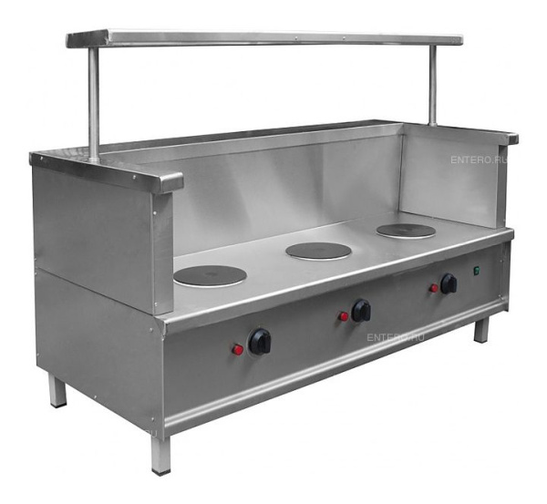 Мармит первых блюд Пищевые Технологии МЭП-1Б "Лира" трехконфорочный