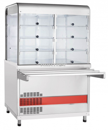 Прилавок-витрина холодильный с плоской столешницей Abat Аста ПВВ(Н)-70КМ-С-НШ