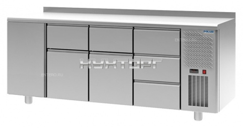 Стол холодильный POLAIR TM4-0113-G с бортом