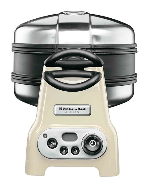 Вафельница KitchenAid 5KWB100EAC кремовый