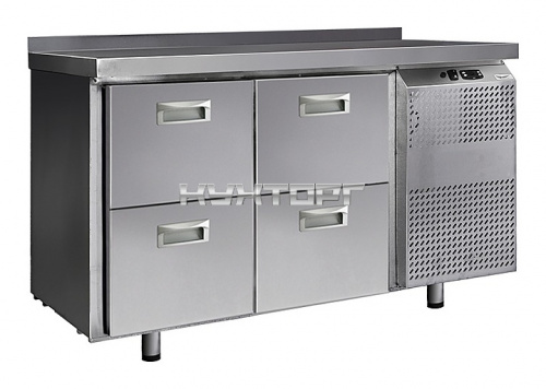 Стол морозильный Finist НХС-600-0/4 (боковой холодильный агрегат)