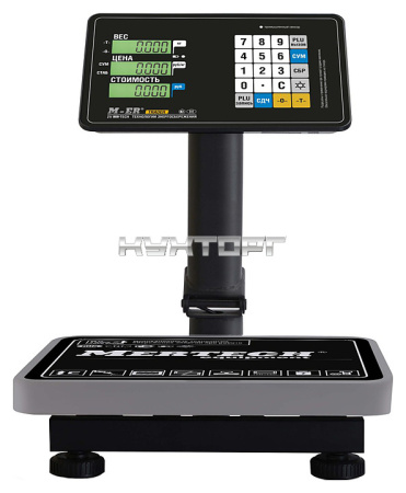 Весы напольные Mertech M-ER 333 ACPU-60.20 с расч. стоимости LCD