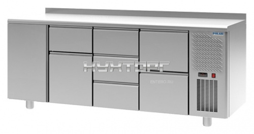 Стол холодильный POLAIR TM4-0132-G с бортом