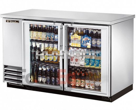 Подстольный барный холодильный шкаф True TBB-2G-S-LD
