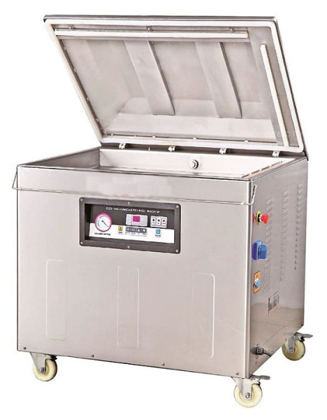 Машина вакуумной упаковки Hualian Machinery DZQ-1100/2L (нержавеющая сталь, газ)