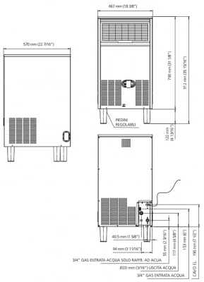 Льдогенератор BAR LINE (FRIMONT) B 6022 WS