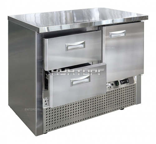 Стол холодильный Finist СХСн-700-1/2 (нижний холодильный агрегат)