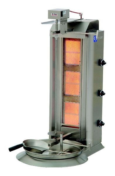 Гриль для шаурмы газовый INOKSAN INO-PDG103M