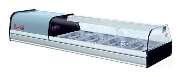 Витрина холодильная настольная Movilfrit (Pira) VECI-4   SILVER