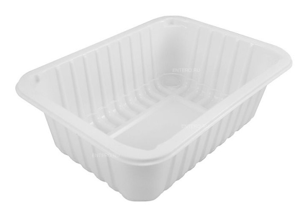 Контейнер под запайку VASSILII 187х137х63 мм 1100 мл бел. 1х480
