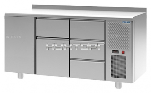 Стол холодильный POLAIR TM3GN-013-G с бортом