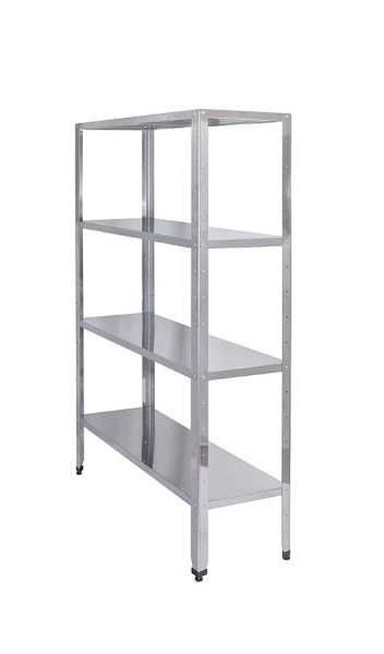 Стеллаж Luxstahl СР-1800х1000х500/4 нержавеющая сталь