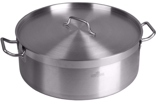 Котел 35 л низкий профессиональный Luxstahl [101233]