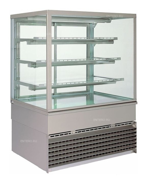 Витрина кондитерская UNIS Georgia Square 1000 (inox)
