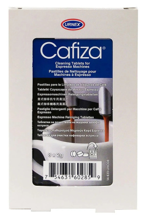 Таблетки для очистки эспрессо-машин URNEX Cafiza 8 шт.