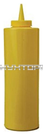 Емкость для соуса МастерГласс 1742 с крышкой, желтая (250 мл)