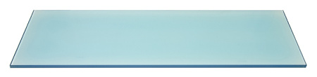 Стекло для подставки фуршетной Luxstahl 600х200 мм светло-голубое